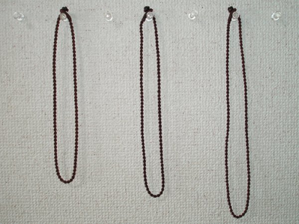 画像1: （茶）編みひも１８インチ（４５ｃｍ） (1)